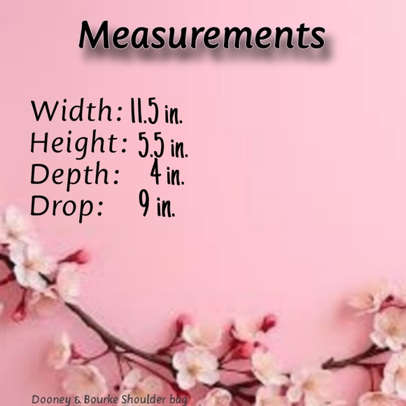 Dooney & Bourke Vintage Pink Ostrich Embossed Barrell Packet Bag - Picture 16 of 16